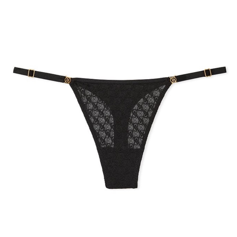 Icon by Victoria's Secret Lace Adjustable String Thong Panty
